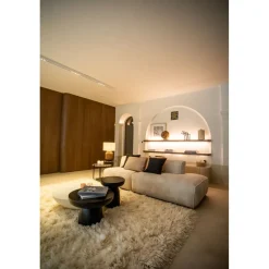 Pomax Tapis-VIAREGGIO - tapis - laine lincoln / coton - L 300 x W 200 cm - blanc