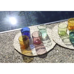 Pomax Verres-VICO - gobelet - verre - DIA 8 x H 8,2 cm - olive