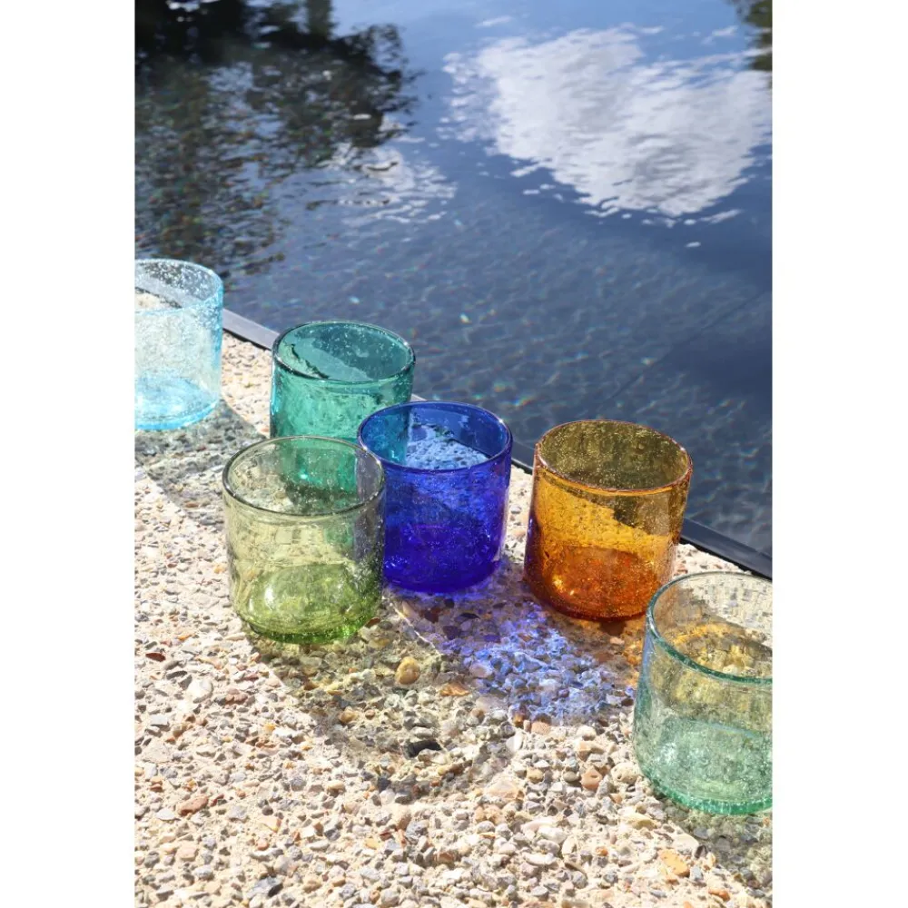 Pomax Verres-VICO - gobelet - verre - DIA 8 x H 8,2 cm - olive