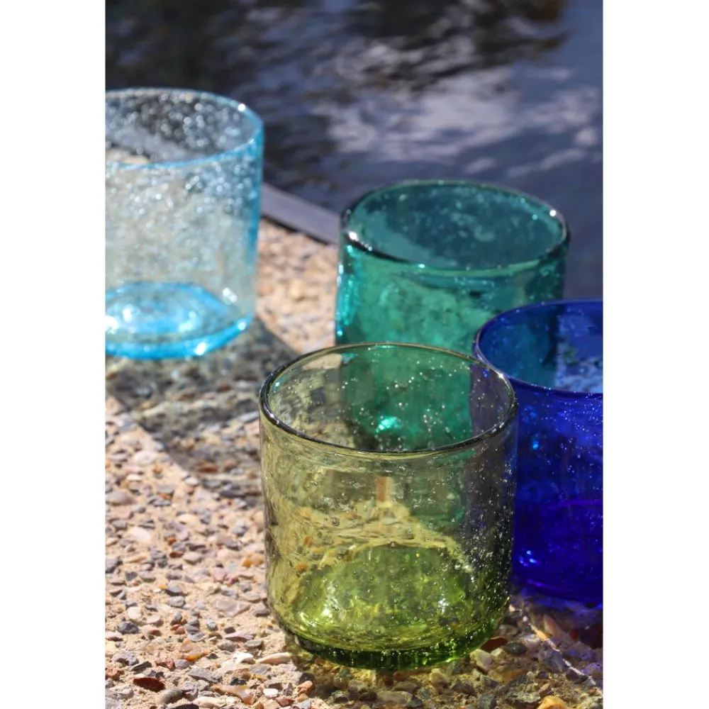 Pomax Verres-VICO - gobelet - verre - DIA 8 x H 8,2 cm - olive