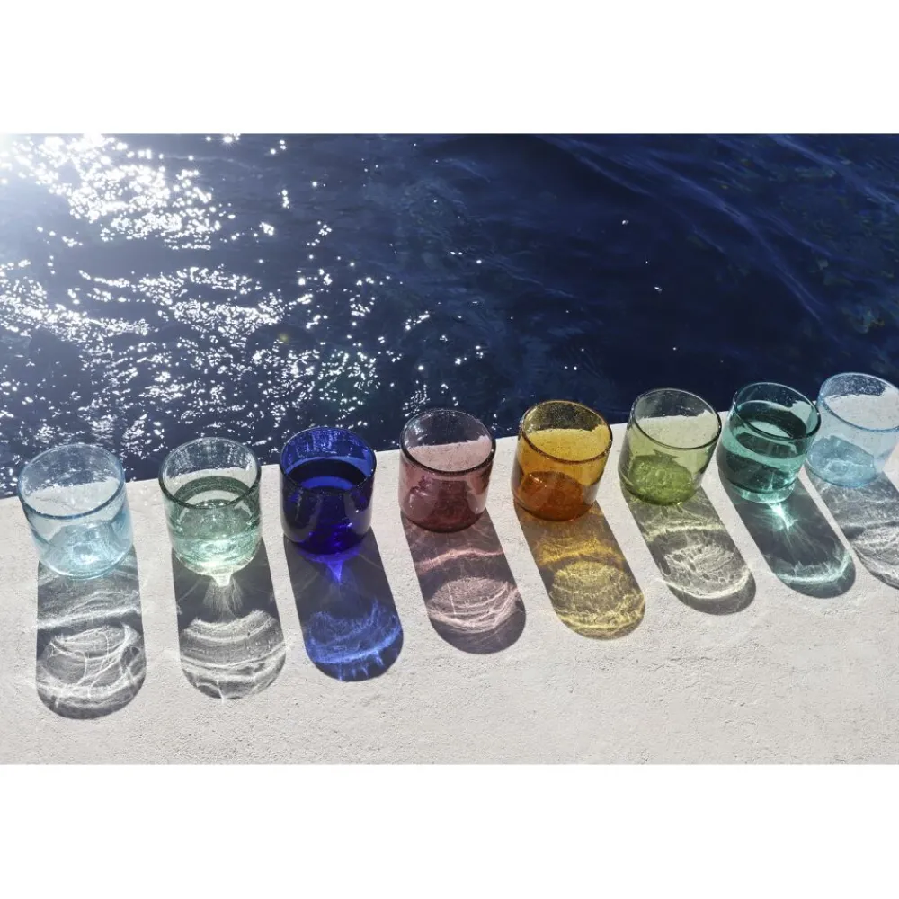 Pomax Verres-VICO - gobelet - verre - DIA 8 x H 8,2 cm - olive