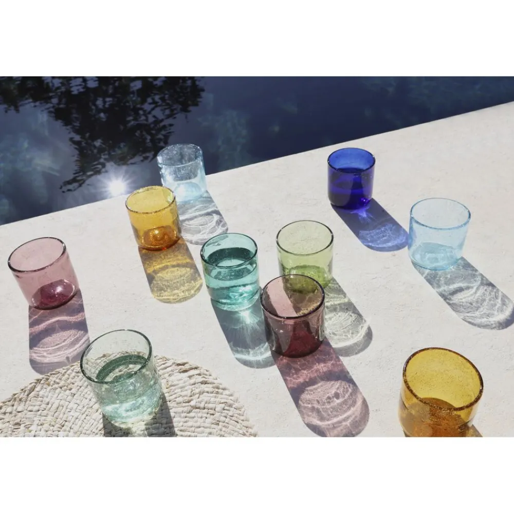 Pomax Verres-VICO - gobelet - verre - DIA 8 x H 8,2 cm - olive