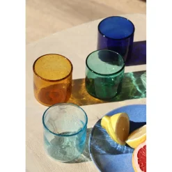 Pomax Verres-VICO - verre à eau - verre - DIA 8 x H 8,2 cm - ambre