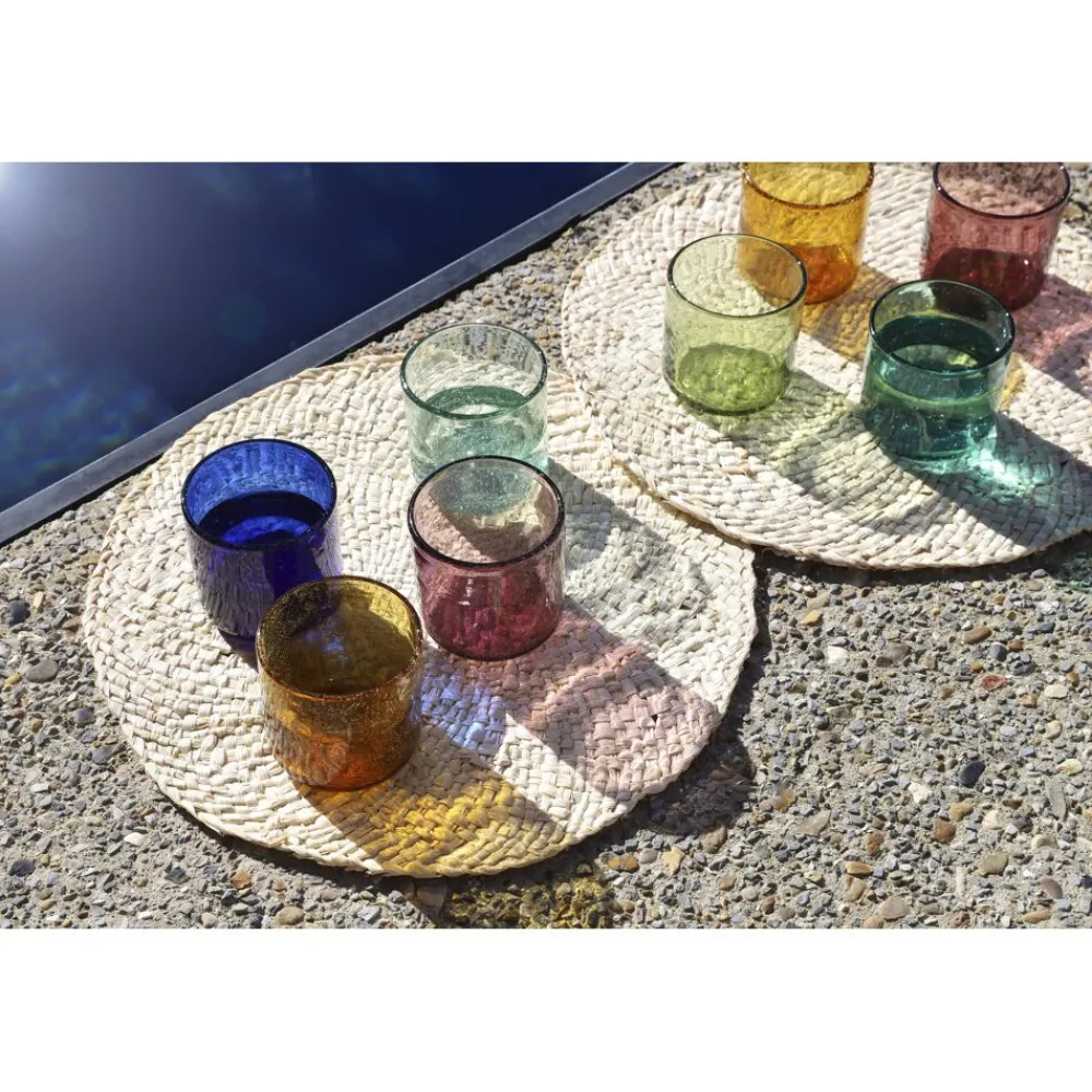 Pomax Verres-VICO - verre à eau - verre - DIA 8 x H 8,2 cm - ambre