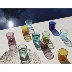 Pomax Verres-VICO - verre à eau - verre - DIA 8 x H 8,2 cm - ambre