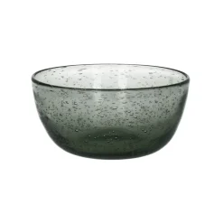 Pomax Saladiers / Plats À Servir-VICTOR - bol - verre - DIA 12 x H 5,5 cm - fumé