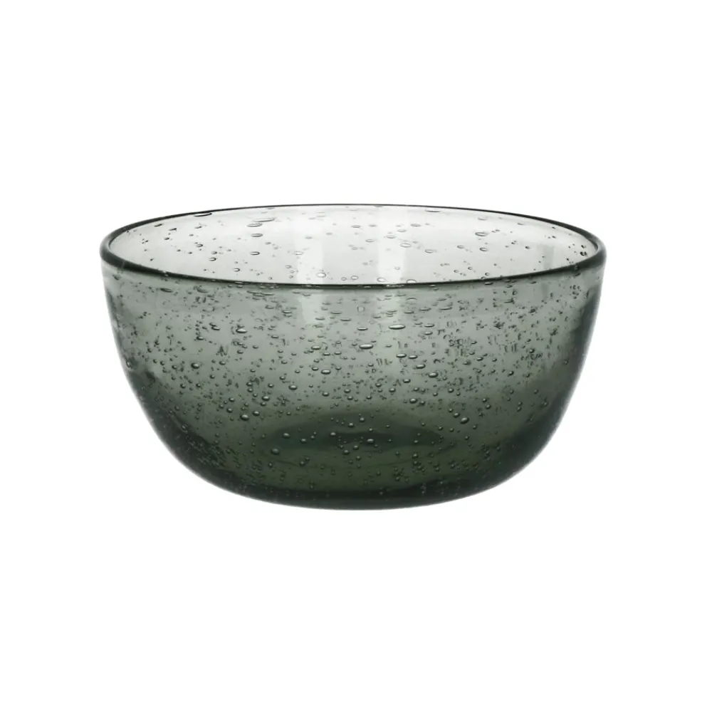 Pomax Saladiers / Plats À Servir-VICTOR - bol - verre - DIA 12 x H 5,5 cm - fumé