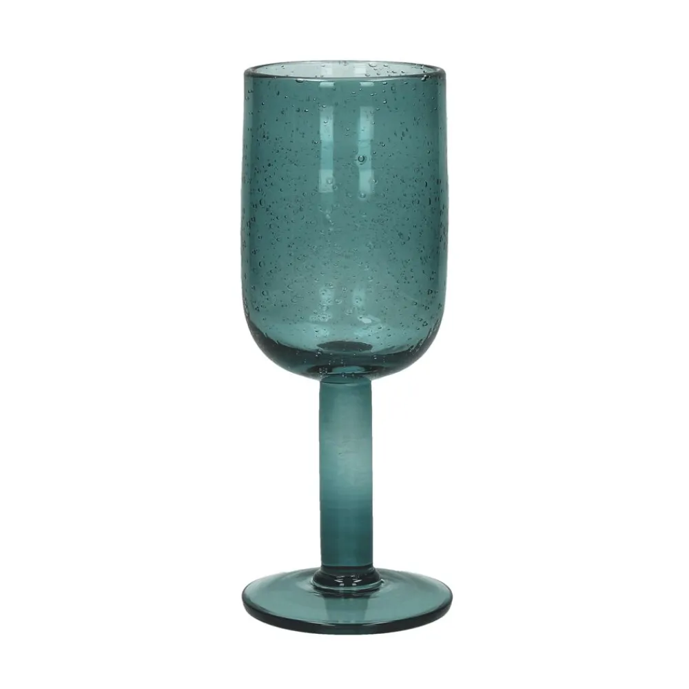Pomax Verres-VICTORIA - verre à vin - verre - DIA 7 x H 18,5 cm - aqua