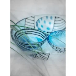 Pomax Vaisselle-VIDRO - plat - verre - DIA 30 x H 6 cm - noir