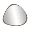 Pomax Miroirs-VIK - miroir - mdf / placage de pin - L 77 x W 4,5 x H 71 cm - taupe