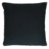 Pomax Coussins-VINCO - coussin - coton - L 45 x W 45 cm - noir