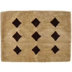 Pomax Coussins-WILDLIFE - coussin - laine / lin - L 70 x W 50 cm - brun foncé