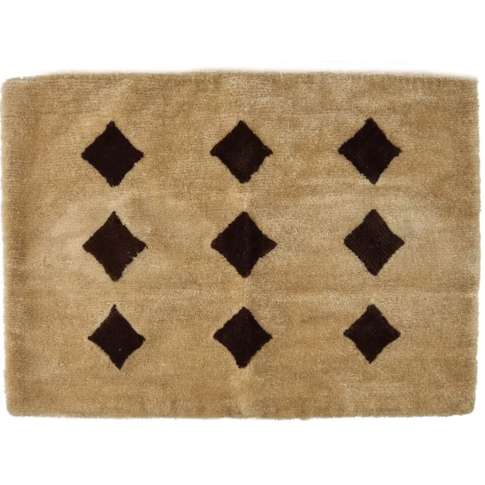 Pomax Coussins-WILDLIFE - coussin - laine / lin - L 70 x W 50 cm - brun foncé