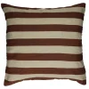 Pomax Coussins-WILDLIFE - coussin - lin / coton - L 60 x W 60 cm - chocolat