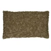 Pomax Coussins-ZAZOU - coussin - bouclé / laine - L 50 x W 30 cm - kaki