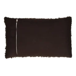 Pomax Coussins-ZAZOU - coussin - bouclé / laine - L 50 x W 30 cm - brun