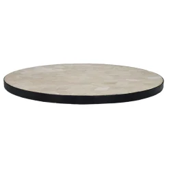 Pomax Concepts Modulaires-ZELLIX - dessus de table - zelliges marocaines - DIA 55 x H 2 cm - beige
