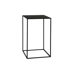 Pomax Consoles-ZEN - sellette - métal - L 46 x W 46 x H 78 cm - noir